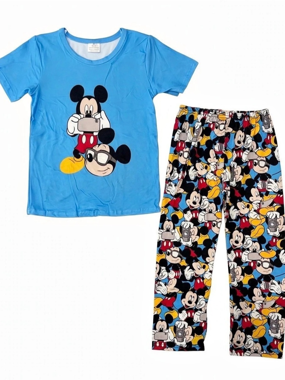 Disney Mickey Mouse Matching Set in Blue & Black